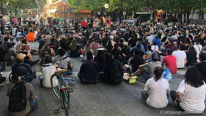 Peaceful Protesters Hold Hours Long Demonstration In Downtown Pittsburgh; No Protesters Arrested
