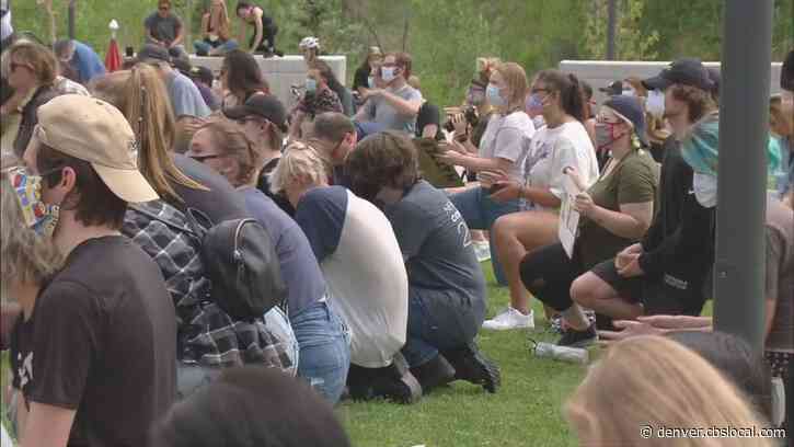 Castle Rock Rally Remains Peaceful As Police Chief Joins Crowd