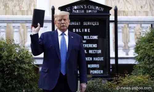 A photo op as protests swirled: how Trump came to walk to the church
