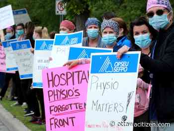 Ottawa hospital workers protest exclusion from pandemic pay - Ottawa Citizen