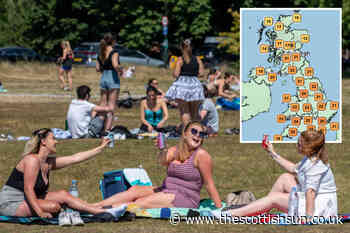 Scotland weather forecast: Scotland to be as hot as MOROCCO today before cool end to week - The Scottish Sun