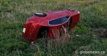 Toronto man drives new car 221 km/h before crashing it in Cambridge: OPP - Globalnews.ca