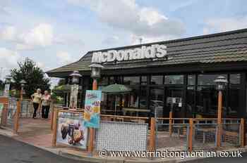McDonald's drive-thrus in Warrington to open today