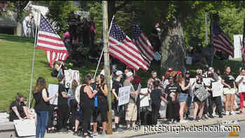 Protesters March Through New Castle
