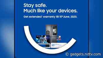 Samsung Extends Warranty on All Products in India Till June 15 Owning to Coronavirus Lockdown