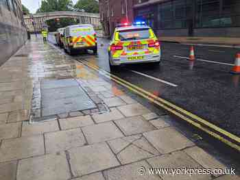 Fatal crash investigation in York city centre