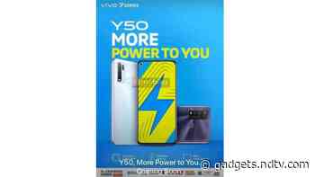 Vivo Y50, Vivo Y30 Price in India Leaked, Tipped to Launch Next Week