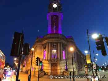 George Floyd death: Council offices light up in solidarity