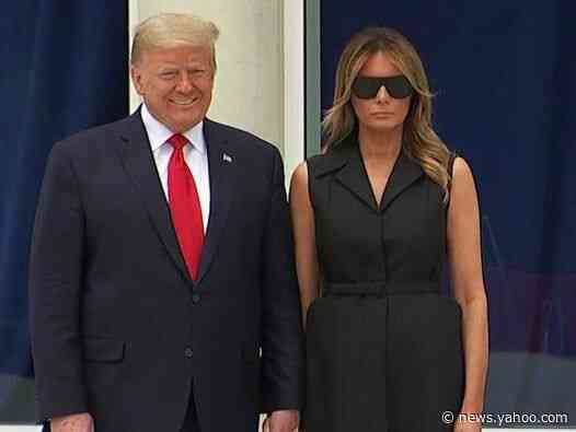 Trump appears to ask Melania to smile during photo op at chapel that infuriated church leaders