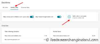 Bing Webmaster Tools now gives you competitive link data