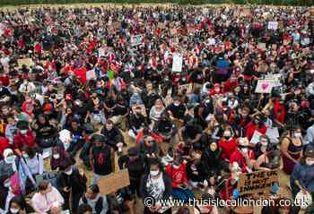 Thousands fill Hyde Park for London Black Lives Matter march