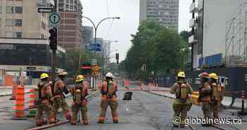 Gas leak calls over 70 firefighters to downtown Montreal