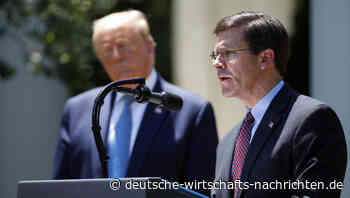 Soldaten gegen Demonstranten? US-Verteidigungsmininster Mark Esper stellt sich gegen Trump