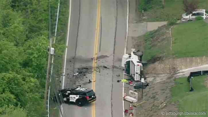 2 People Flown To Hospital Following Crash Involving Police Vehicle
