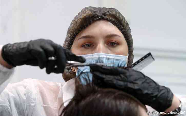 Exclusive: Hairdressers could reopen this month under plans for barbers and stylists to wear 'dentist-style' PPE