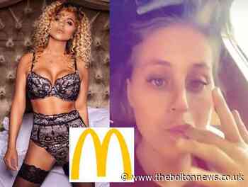 Model's hilarious video as she waits for Bolton McDonald's