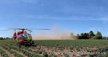 Man seriously injured after being trapped in machinery