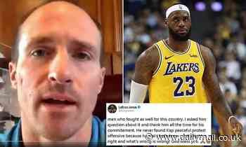 LeBron James slams Drew Brees's criticism of players protesting during the anthem