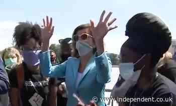 Nancy Pelosi joins protests over police killing of George Floyd