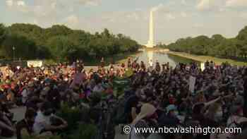 Protesters Demonstrate at Heavily Guarded Lincoln Memorial - NBC4 Washington