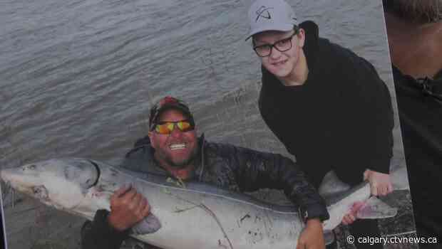 Catch of a lifetime: Fisherman reels in 170-pound sturgeon from southern Alberta river