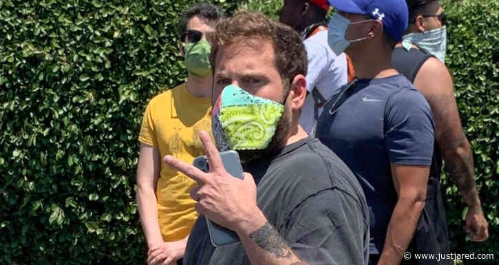 Jonah Hill Joins Marchers for Black Lives Matter Protest in L.A.