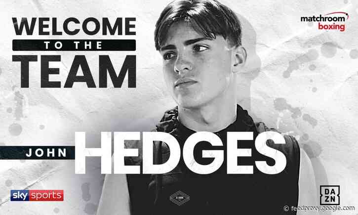 Matchroom Boxing signs John Hedges