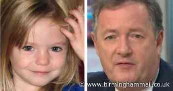 Disgusted Piers Morgan slams trolls abusing Madeleine McCann's parents