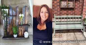 Gran upcycles old bed into bench for free - and the result is amazing