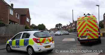 Forensic teams examine Sunderland house where man's body was found