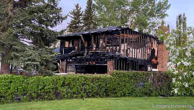 Early morning fire destroys Dalhousie home, residents and cat escape burning building