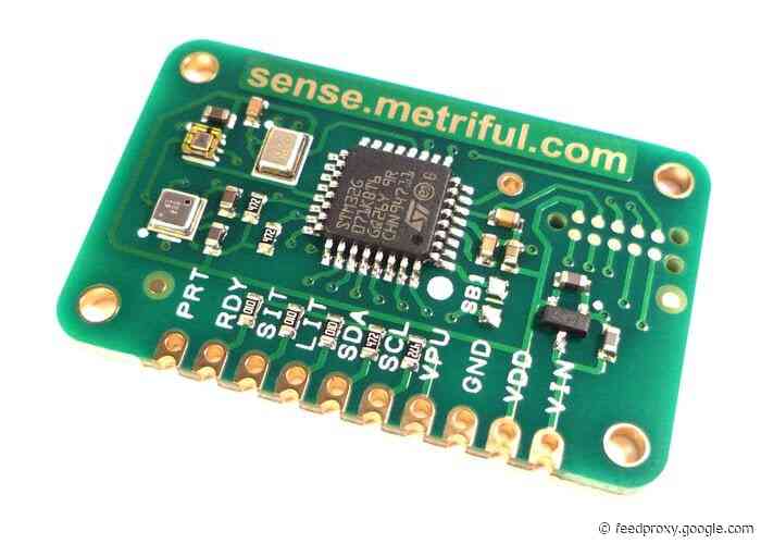 Sense indoor sensor board with IoT dashboard