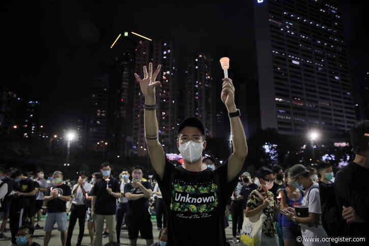Hong Kong marks Tiananmen anniversary, defying a police ban