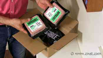 Impossible Burgers now available for home delivery     - CNET