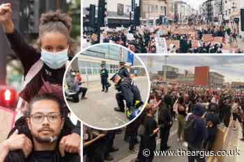 Black Lives Matter: Pictures from Brighton protest