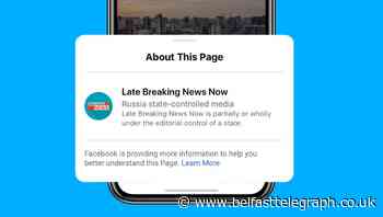 Facebook starts labelling state-controlled media outlet pages
