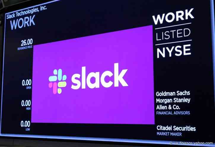 'Stay at home stock' Slack Technologies dips ahead of report