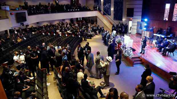 'Get your knee off our necks!': Floyd mourned in Minneapolis