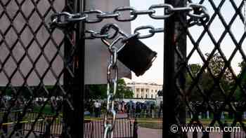 White House fortifies security perimeter ahead of more protests