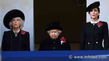 Por qué Meghan Markle quedó apartada de la reina Isabel y Kate Middleton en el Remembrance Day - infobae América