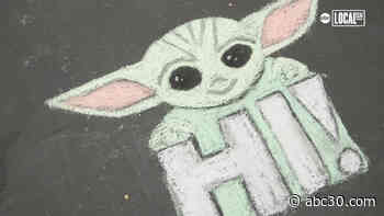 Air Force veteran starts chalk art business