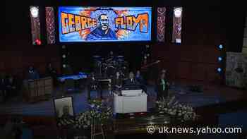 Mourners honour George Floyd