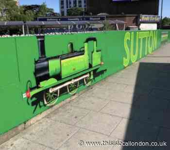 Sutton station bridge gets a fresh new look