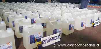 Incautan elementos para fabricar alcohol gel en Concepción - Diario Concepción