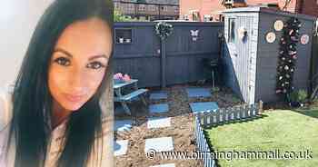 Mum quoted £800 for new garden transforms it herself for just £200