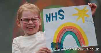 Girl, 5, wins Prime Minister award for buying afternoon tea for 200 NHS staff