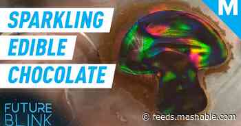 Yes, this sparkling chocolate is edible — Future Blink