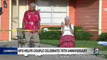 Houston couple shares special advice during 70th-anniversary parade - KPRC Click2Houston
