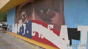 New mural painted for George Floyd at The Breakfast Klub highlights need for change - KTRK-TV