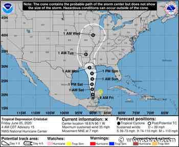 Tropical Storm Cristobal might steer clear of Houston